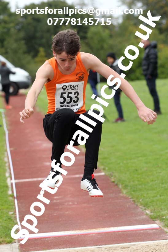Long jump, NECAA Open Meeting, Morpeth, Sunday, September 27th. David T. Hewitson/Sports for All Pics
